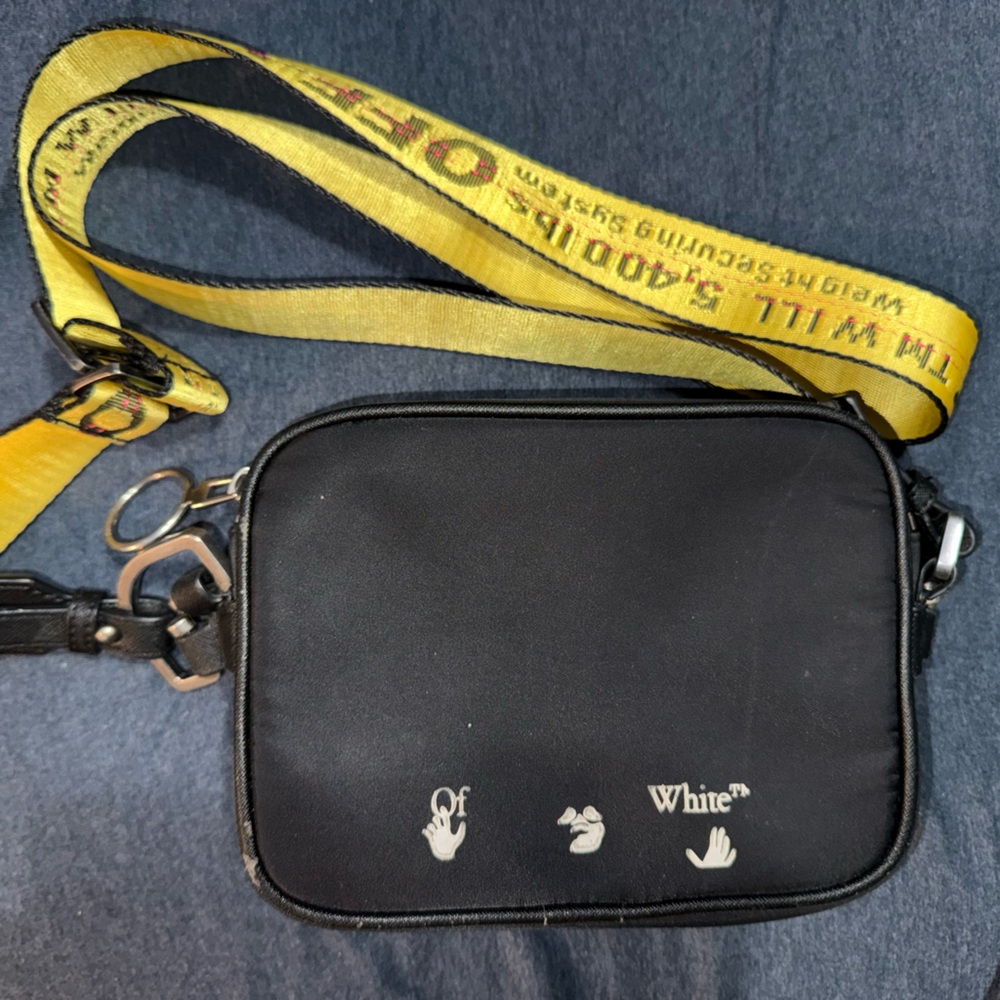 Off-White Nylon Crossbody